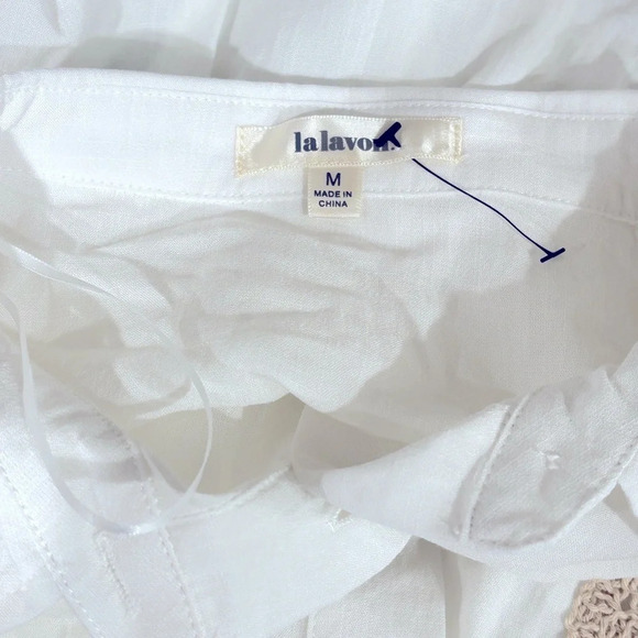 Lalavon Semi Sheer Blouse - Picture 3 of 4